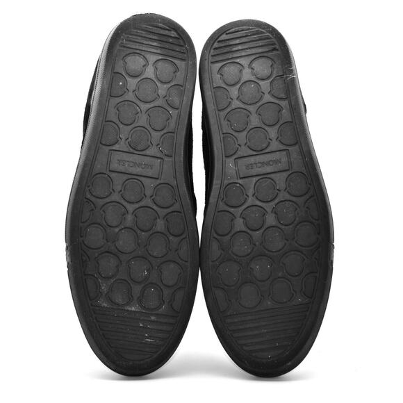 C6 Auth MONCLER Meredith Black Suede Slip On Sneaker Loafers Size 40 US 7 $395 - Picture 6 of 9